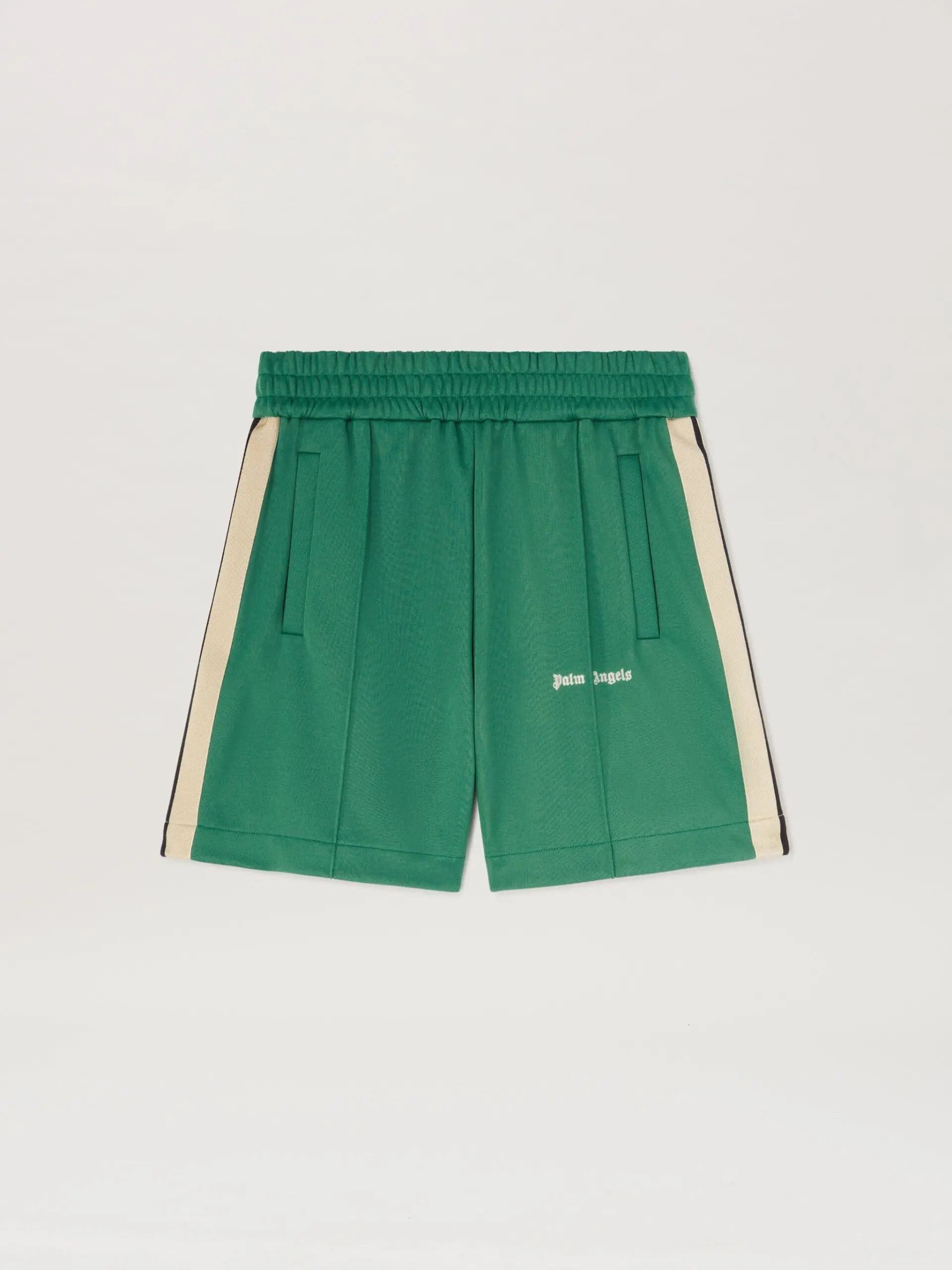 Palm Angels Embroidered Logo Track shorts Forest Green